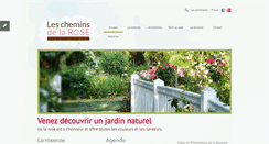 Desktop Screenshot of lescheminsdelarose.com